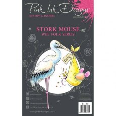 Pink Ink Designs Stork Mouse Stamp