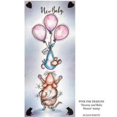 Pink Ink Designs Hooray Mouse Stamp