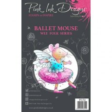 Pink Ink Designs Ballet Mouse Stamp