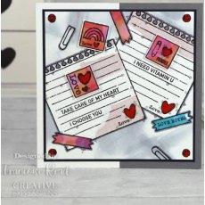 Woodware Clear Singles Love Notes 4 in x 6 in Stamp
