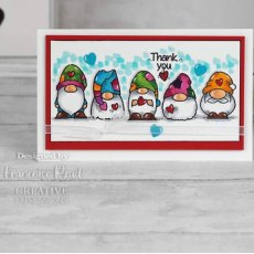 Woodware Clear Singles Mini Gnomes 4 in x 6 in Stamp