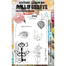 Aall & Create A5 Stamp #564 - Key Botanicals