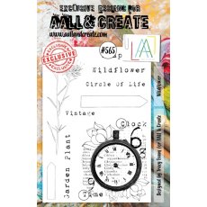 Aall & Create A5 Stamp #565 - Wildflower
