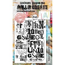 Aall & Create A6 Stamp #568 - ABCs