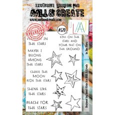 Aall & Create A6 Stamp #579 - In The Stars