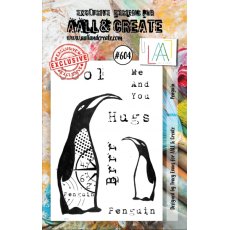 Aall & Create A7 Stamp #604 - Penguin