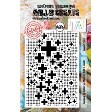 Aall & Create A7 Stamp #606 - Reverse Pluses