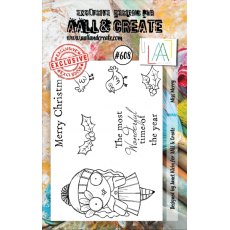 Aall & Create A7 Stamp #608 - Miss Merry