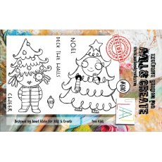 Aall & Create A7 Stamp #610 - Tree Kids