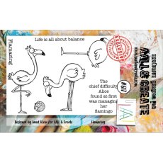 Aall & Create A7 Stamp #617 - Flamazing