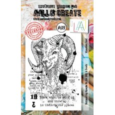 Aall & Create A7 Stamp #619 - Mountain Goat