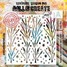 Aall & Create 6x6" Stencil #139 - Snow Pines