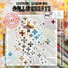 Aall & Create 6x6" Stencil #140 - Lotsa Plusez