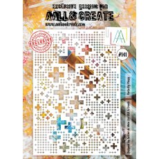 Aall & Create A4 Stencil #141 - Perfectly Plussy