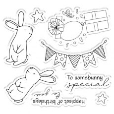 Gemini Tri-Fold Stamp & Die - Birthday Bunny