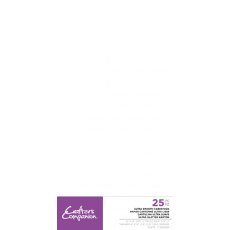 Crafters Companion Tri-Fold Ultra-smooth Cardstock(white) - 6"x12" - 25pcs