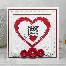 Creative Expressions Sue Wilson Noble Collection  Decorative Hearts Craft Die
