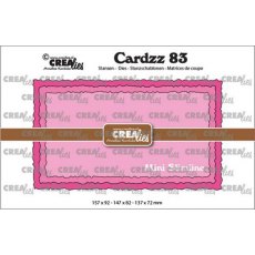 Crealies Cardzz no 83 Mini Slimline C rough edges CLCZ83