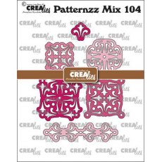 Crealies Patternzz dies Patternzz Mix Barbara CLPATMIX104