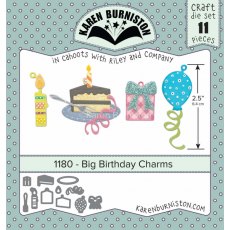 Karen Burniston Die Set – Big Birthday Charms 1180