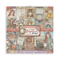 Stamperia Mini Scrapbooking Pad 10 Double Sided Sheets 20.3 x 20.3 cm (8x8) Lady Vagabond Lifestyle 