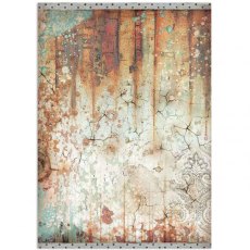 Stamperia A4 Rice Paper Lady Vagabond Lifestyle Rust Effect DFSA4650 – 5 for £9.99