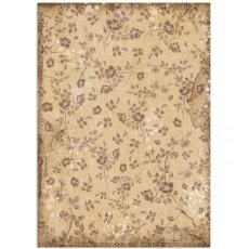Stamperia A4 Rice Paper Lady Vagabond Lifestyle Floral Texture DFSA4652 – 5 for £9.99