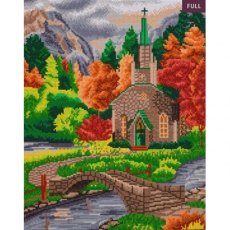 Craft Buddy "Church by the River" 40x50 cm Crystal Art Kit CAK-A149L