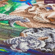 Craft Buddy "White Tiger Temple" 40x50 cm Crystal Art Kit CAK-A161L