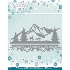 Jeanine's Art - Winter Charm - Landscape Border Die