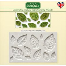 Katy Sue Designs Ltd -  Rose Leaves Silicone Mould CE0050
