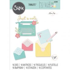 Sizzix Thinlits Die Set 16PK - You've Got Mail by Olivia Rose 665820