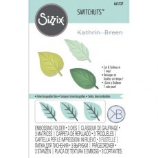 Sizzix Switchlits Embossing Folder - Spring Leaves by Kath Breen 665737