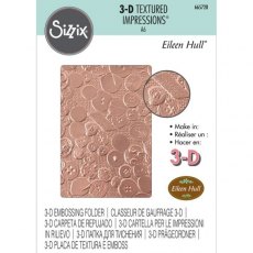 Sizzix 3-D Textured Impressions Embossing Folder - Vintage Buttons by Eileen Hull 665728