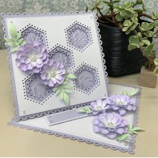 Creative Expressions Sue Wilson Squares Collection Hexagon Aperture Craft Die