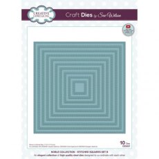 Creative Expressions Sue Wilson Noble Collection Stitched Squares Set B Craft Die