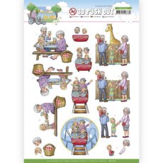 Yvonne Creations - Funky Day Out Set Of 4 3D Push Outs