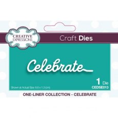 Creative Expressions One-liner Collection Celebrate Craft Die