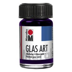 Marabu Glas Art Paint 15ml Violet 450 - 4 for £11.99