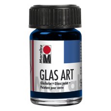 Marabu Glas Art Paint 15ml Dark Ultramarine 455 - 4 for £11.99