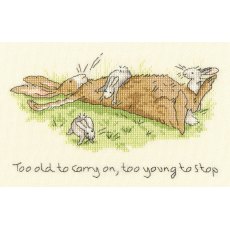 Bothy Threads Too Young To Stop Counted Cross Stitch Kit XAJ21