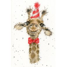 Bothy Threads I'm Just Here For The Cake Counted Cross Stitch Greetings Card Kit XGC30