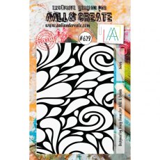 Aall & Create - A7 Stamp #629 - Swirls