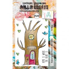 Aall & Create - A7 Stamp #640 - Tree House