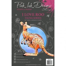 Pink Ink Designs I Love Roo 6 in x 8 in Clear Stamp Set