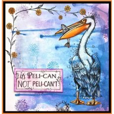 Pink Ink Designs Pelican 6 in x 8 in Clear Stamp Set