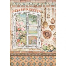 Stamperia A4 Rice paper packed - Casa Granada window – 5 for £9.99 DFSA4656