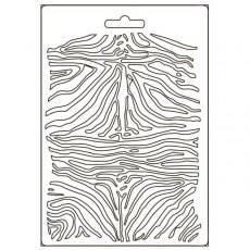 Stamperia Soft Mould A5 - Savana zebra pattern K3PTA5617