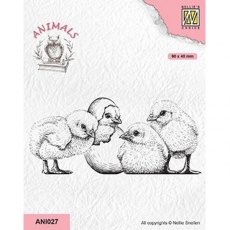 Nellie's Choice Clear Stamp - Clear Stamps Animals "Chicken" ANI027