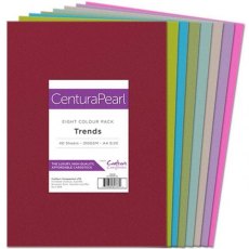 Crafters Companion Centura Pearl A4 Card Pack - Trends